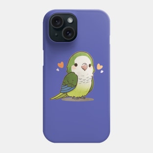 Green Quaker Parrot Phone Case