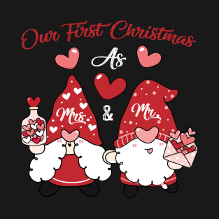 Our first christmas as mr and mrs xmas 2022 T-Shirt