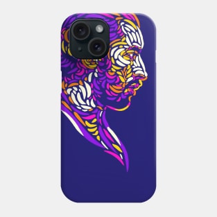 Lomepal abstract portrait Phone Case