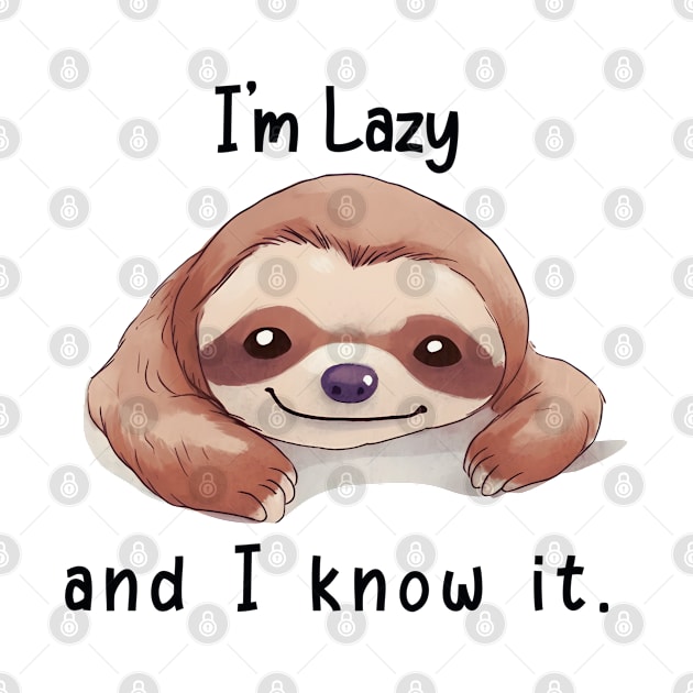 I'm Lazy and I Know It by KayBee Gift Shop