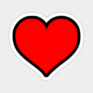 Red Hearts Magnet