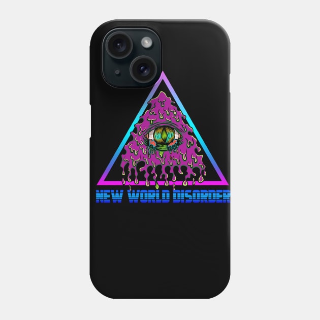 NEW WORLD DISORDER Phone Case by theanomalius_merch