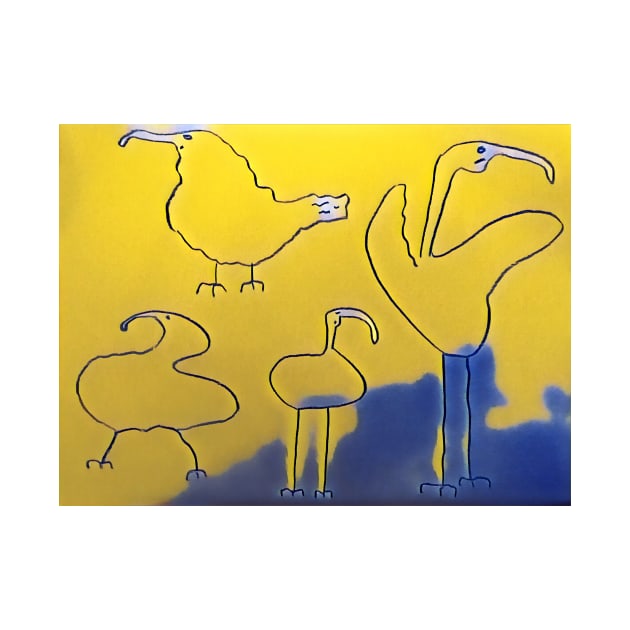 Yellow Birds by Tovers