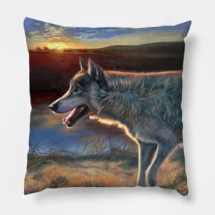 Two Socks - Dances with Wolves Pillow