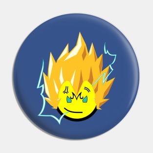 Smiley Face Majin Vegeta Pin