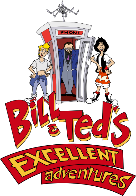 Bill and Ted's Excellent Adventures Kids T-Shirt by ninetees