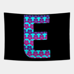 letter e from roses Tapestry