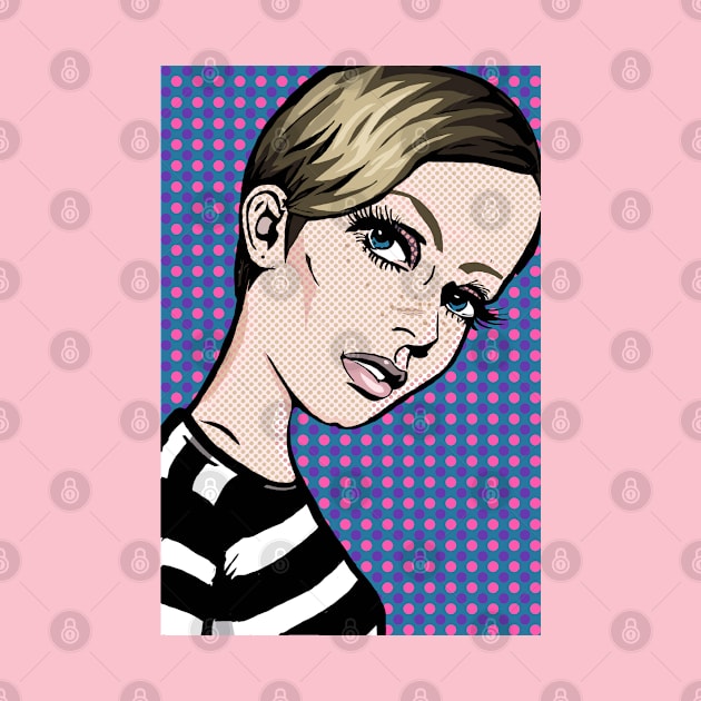 Twiggy Lichtenstein by FanboyMuseum