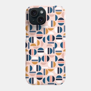 Abstract Modern Half Circles Phone Case