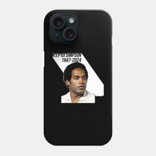 OJ Simpson Shirt, rip oj simpson, oj simpson, o.j. simpson Phone Case