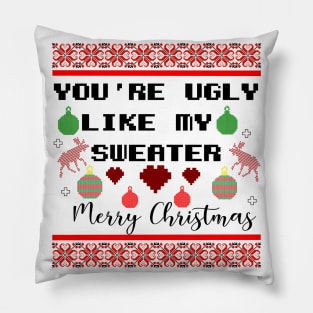 Ugly sweater winner Pillow