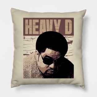 HEAVY D // Brown Vintage Pillow