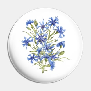 Wildflowers_ Cornflowers_bouquet Pin