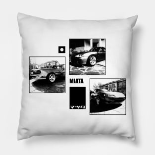 Mazda Miata MX-5 NB Black 'N White Archive Pillow