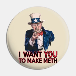 Walter White Uncle Sam Pin