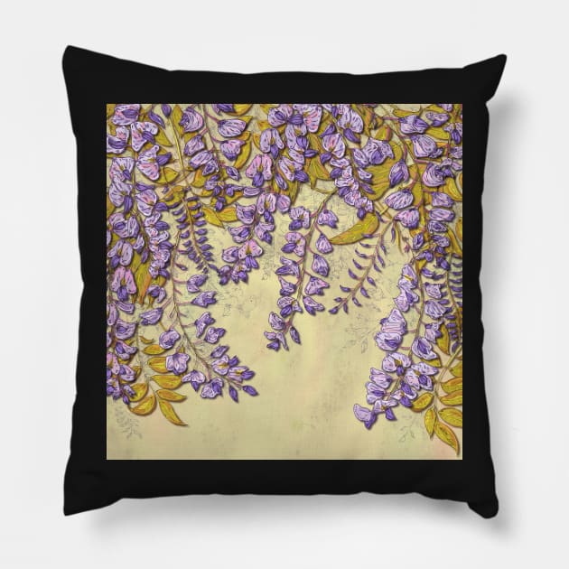 Wisteria Pillow by lottibrown