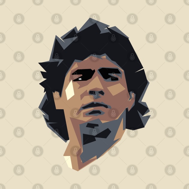 Diego Maradona by AlfinStudio