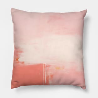 Pink Abstract Shapes Pillow