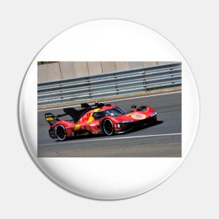 Ferrari 499P no51 24 Hours of Le Mans 2023 Pin