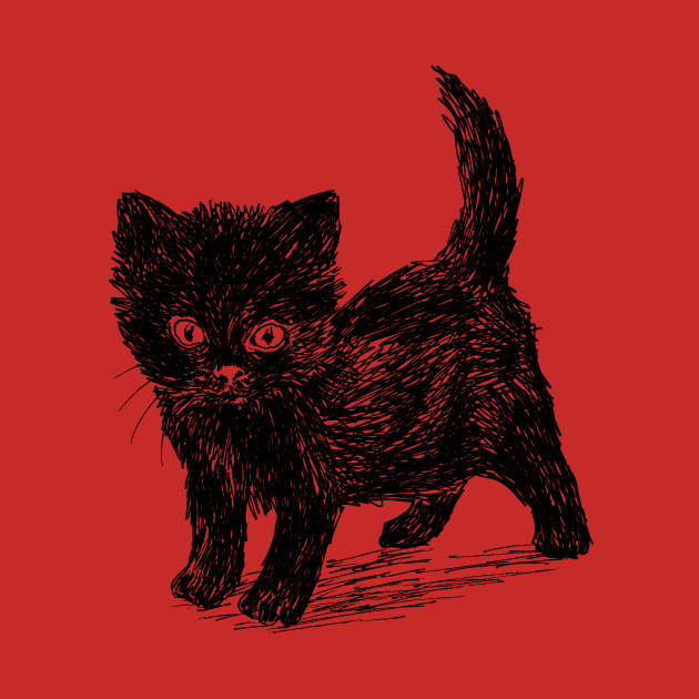 Discover Black cat - Black Cat - T-Shirt