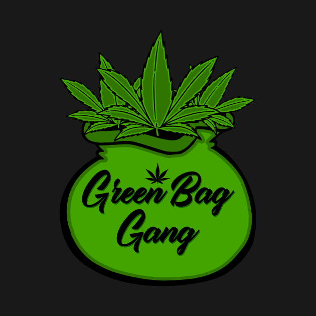 Green Bag Gang by Jaymz Weiss Designz