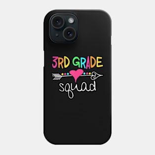 3Rd Grade Squad Third Teacher Student Team Back To School Phone Case