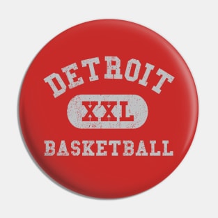 Detroit Basketball III Pin