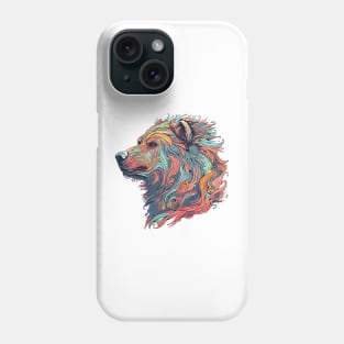 Bear Head Illustration Phone Case