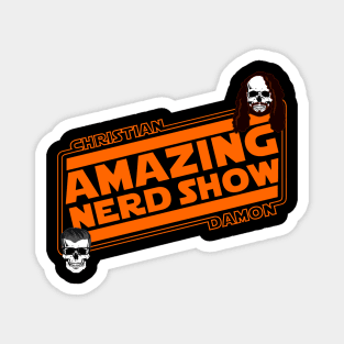 The Amazing Nerd Show Skull Logo Magnet