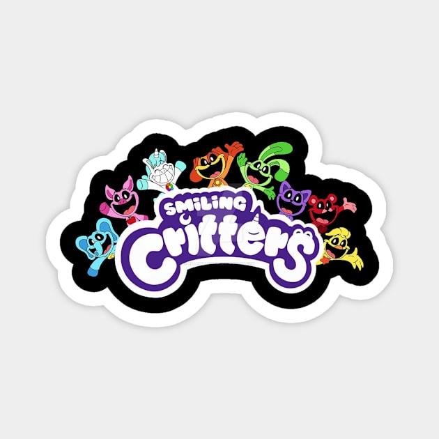 Smiling Critters Magnet by GushikenART