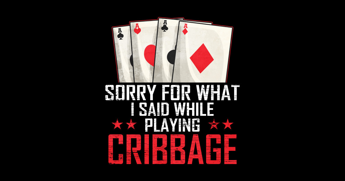 Cribbage Funny Cribbage Player Cribbage Sticker TeePublic