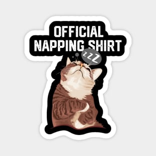 official napping shirt Magnet