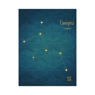 Night Sky Constellations - Cassiopeia T-Shirt