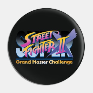 Super Street Fighter II: X Grand Master Challenge Logo Pin