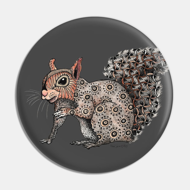 Squirrel Totem Pin by FreeSpiritMeg