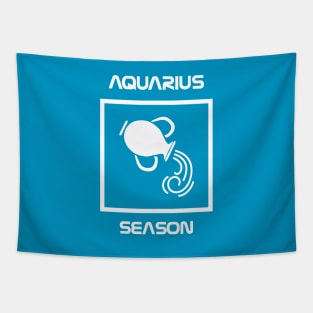 Aquarius Zodiac Season Tapestry