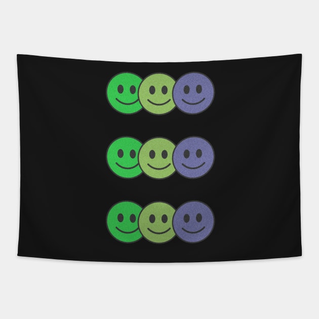 Emoji Grunge Pack Tapestry by EmeraldWasp