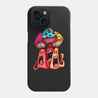 Angry Mushrooms Phone Case
