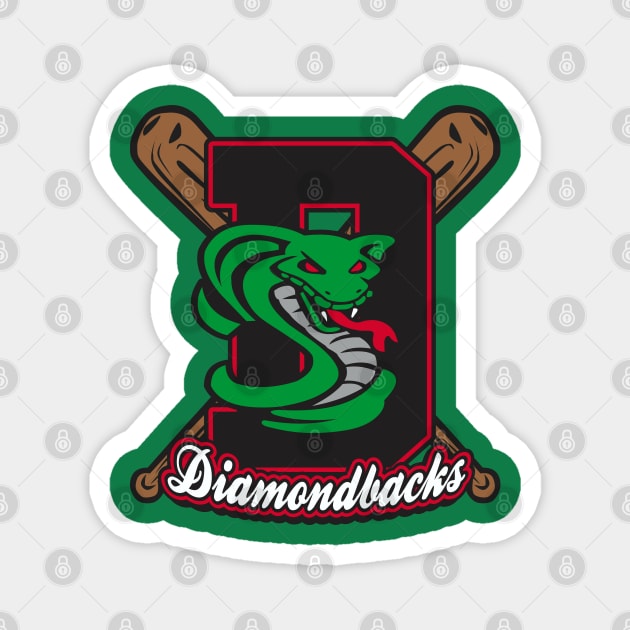 Diamondbacks Baseball Logo Magnet by DavesTees