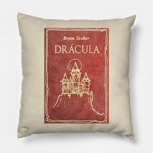 Early Dracula Book Cover Pillow