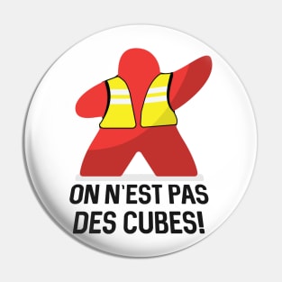 Yellow Vest Meeple Pin