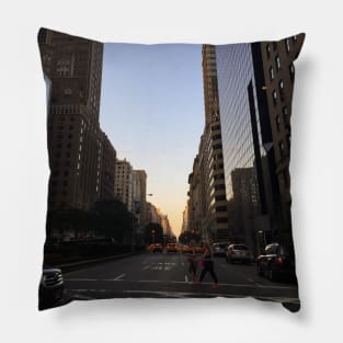 Park Ave, Manhattan, NYC Pillow