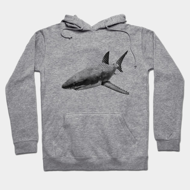 great white shark hoodie