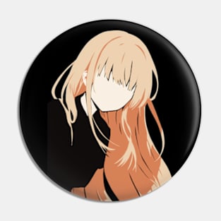 MAHIRU SHIINA MINIMALIST ANIME PEEKER PORTRAIT FROM THE ANGEL NEXT DOOR SPOILS ME ROTTEN OR OTONARI NO TENSHI-SAMA NI ITSUNOMANIKA DAME NINGEN NI SARETEITA KEN Pin