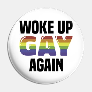 Pride Gay LGBT Lesbian Rainbow Flag Bisexual Queer Pin