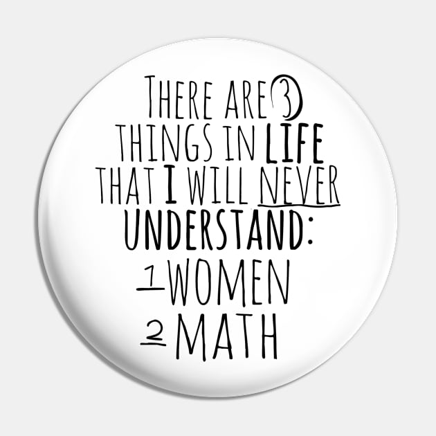 Women and Math Pin by SirTeealot