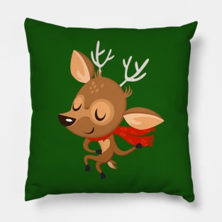 Dancing deer Pillow