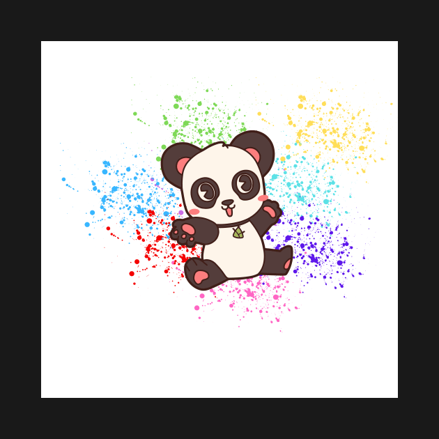 Girl Panda Bear by PedaDesign