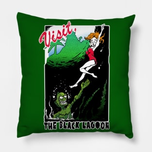 Visit the Black Lagoon Pillow