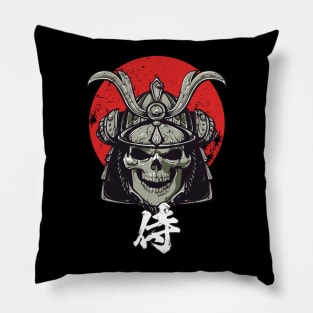 Samurai Skull Pillow